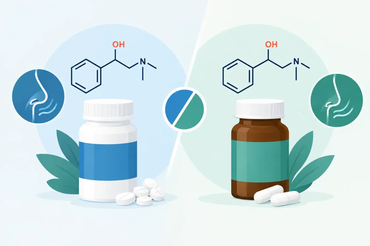 Pseudoephedrine vs Ephedrine Differences