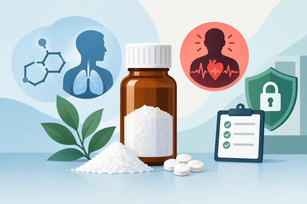 Ephedrine Hydrochloride: Risks, Uses, and Controls